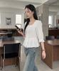 ROEM 3/4 Sleeve Cotton Blouse Rmblg24R15