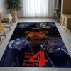Horror Freddy F-FNAF Spiele Wohnzimmer Rutschfester Teppich Weicher Teppich für Schlafzimmer Kinderzimmer Spielzimmer Sofa, Heimdekoration Fußmatte Geschenk