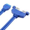 USB3.0 to 20PIN Back Panel for PC Computer Motherboard with Cable 50CM Converter USB Extend Cable Adapter for Desktop