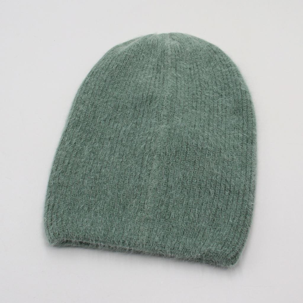 Seasonal Solid Color Wool Knitted Hat Internet Celebrity Bag Head Cold Hat Simple Warm Leisure