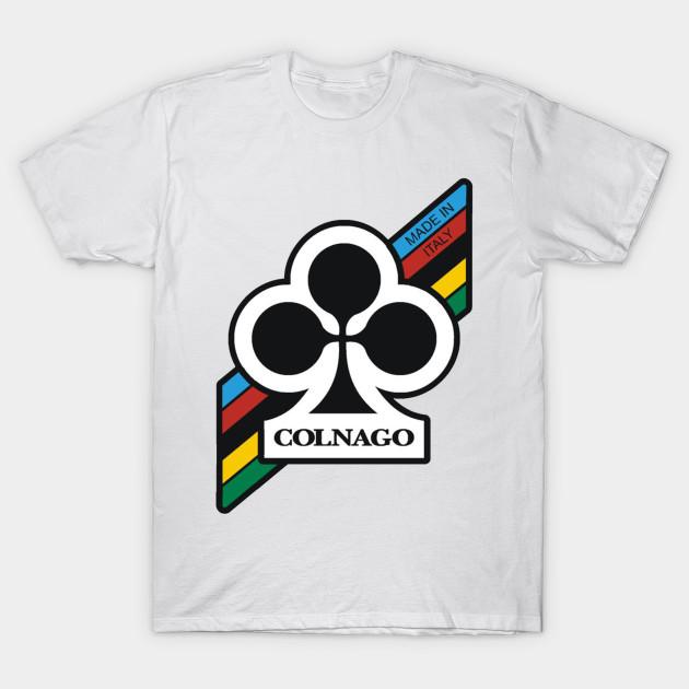 

Мужская черная футболка с принтом Винтажная Colnago Сделано в Италии Печать на трансферной бумаге без вырезки Хлопковая футболка S белый