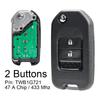 433Mhz 3Buttons Car Remote Key with Electronic 47A Chip / TWB1G721 Fit for HDA