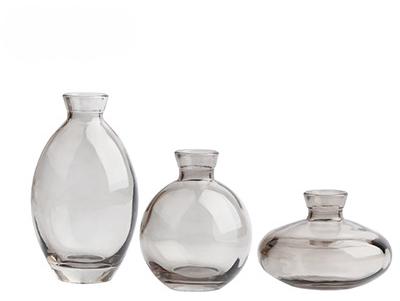 3-delige set Creatieve Glazen Vaas Minimalistische Bureau Decoratie Water Voedende Bloemen Groene Planten Gedroogde Bloemen Vaas Decoratie
