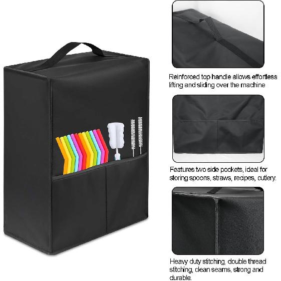 Slushie Machine Cover for Ninja SLUSHi Max FS605, Heavy-duty Thick Nylon for Protection - Waterproof DustProof, Multi-Pocket, Cover for Ninja SLUSHi