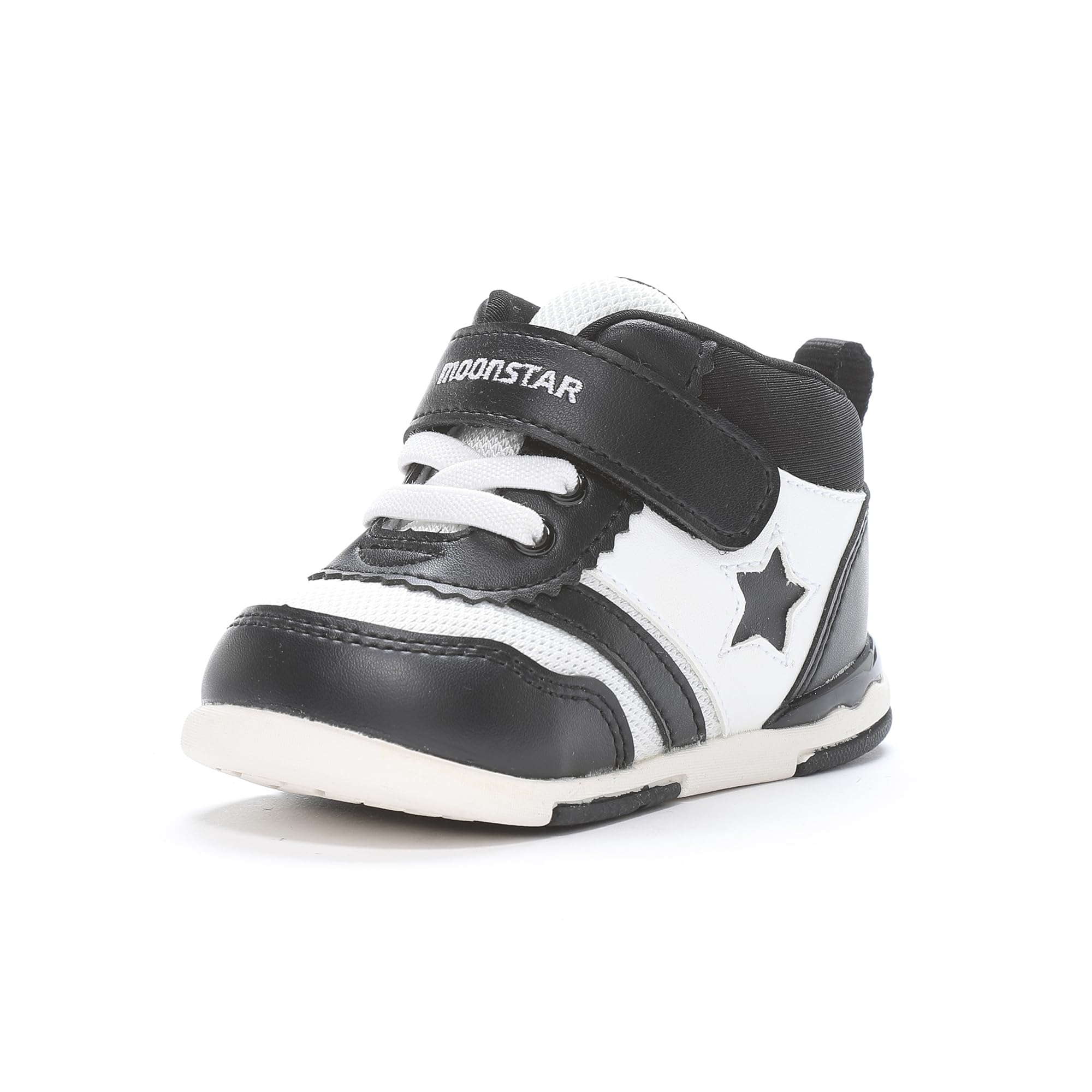

Детская обувь Moonstar, Высокие кеды, Размеры 13-18 см, Ширина 0,5 см, для мальчиков и девочек, Черно-белые, 14,5 см, 2E