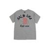 New MLB T Shirt Unisex Heather Gray 31TSSJ931-43M