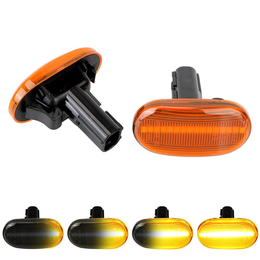 Turn Indicators Turn Signal Indicator LED Car Dynamic Side Marker 2PCS