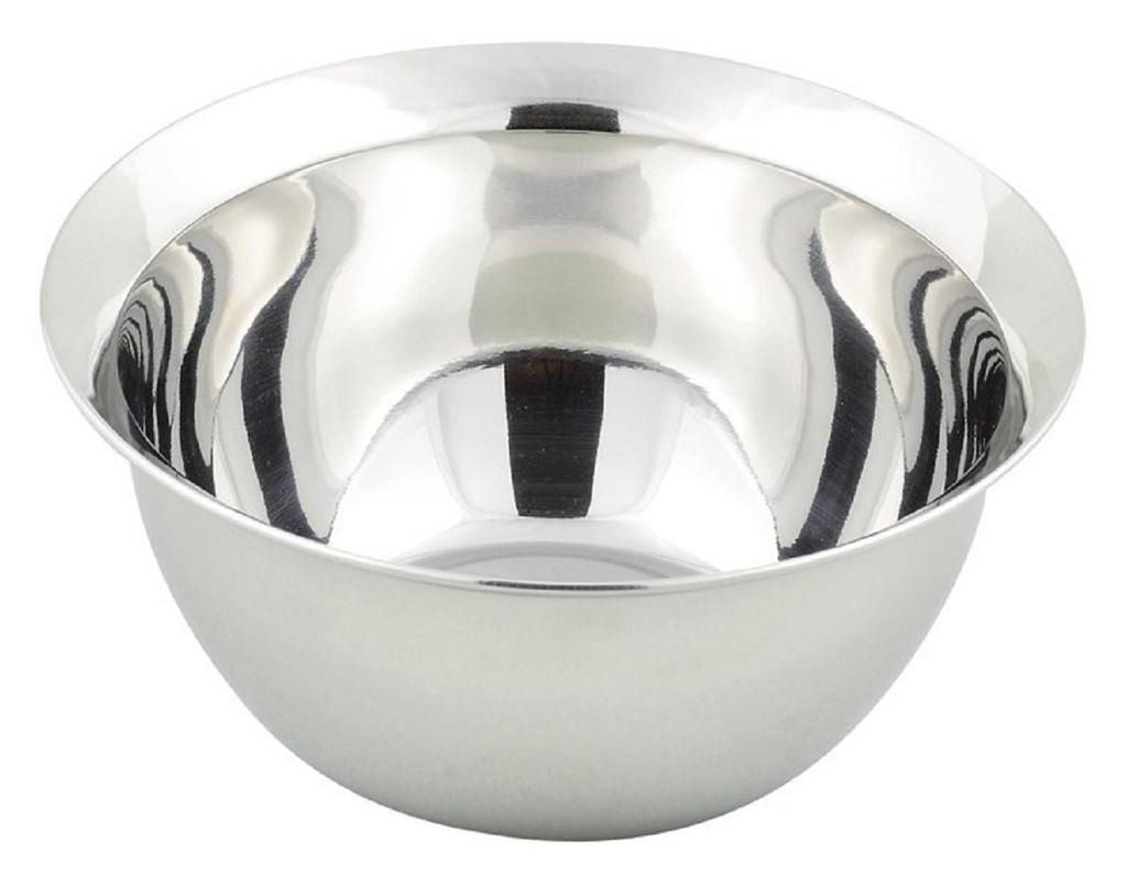 Pearl Metal Stainless Steel Bowl Set of 3 (15cm, 18cm, 21cm) with Wide Rim HB-3583