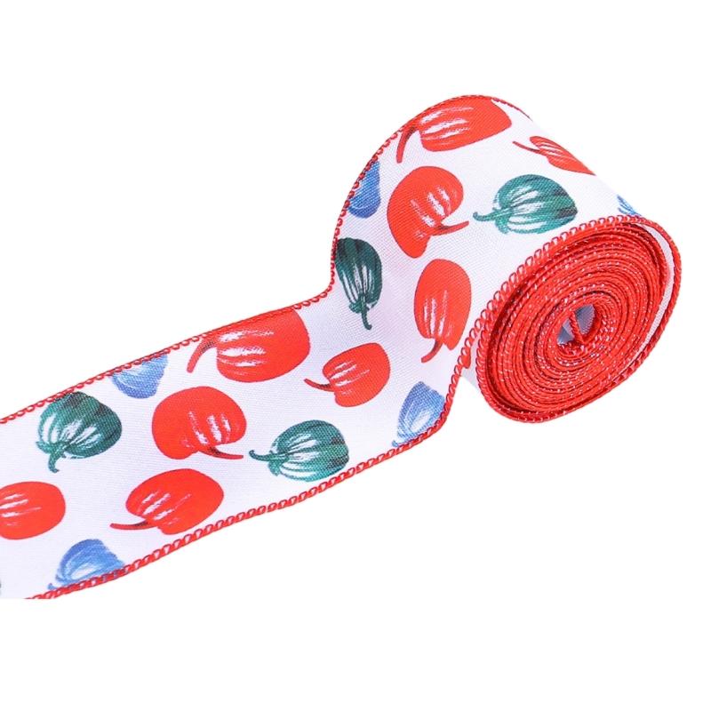Thanksgiving Day Harvest Craft Ribbon Wide Decors with Multiple Pattern Perfect for Gift Wrapping and Party Decors