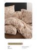 Pastoral A-Class Cotton Linen Buttoned Bedding Set: High-End, Skin-Friendly, Comfortable.