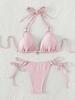 Sexy Tie-Up Bikini Swimsuit for Women - Perfect for Beach Vacations