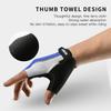 Quick Drying Short Finger Riding Gloves Shock Absorbing Anti Slip Fit Multiple Colors Cycling Gloves
