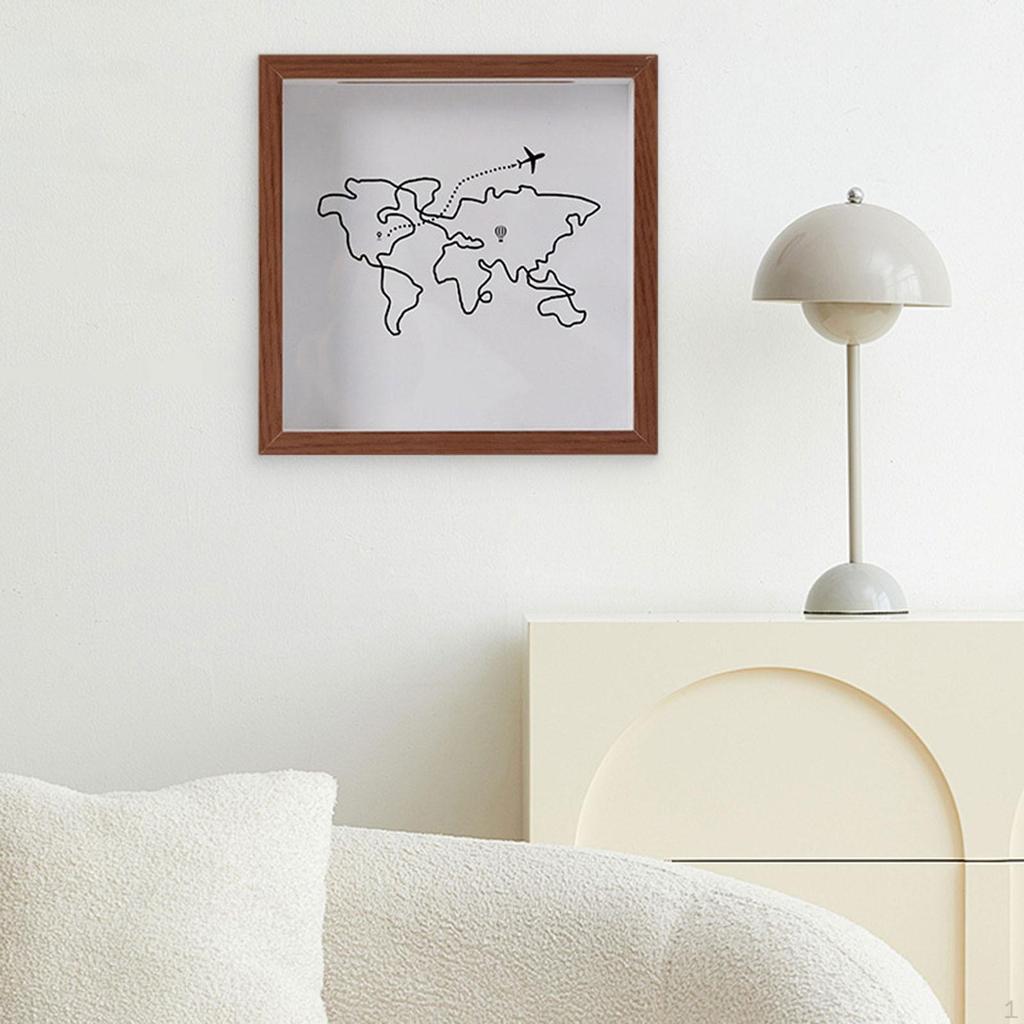 Shadow Box Frame Memory Ticket Holder for Movie Travel Sporting Events Concert Tickets