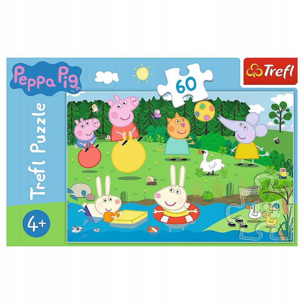 Puzzle 60 Zabawy W Gronie Przyjaciół Peppa 17356