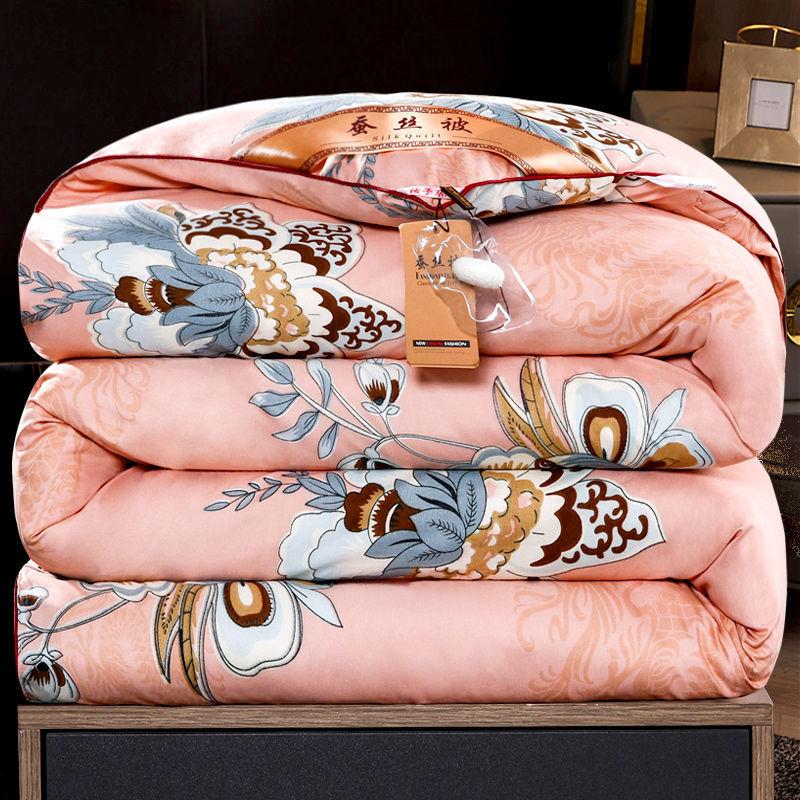 

Утолщенное шелковое одеяло, китайское классическое высококачественное одеяло, мягкое и удобное одеяло «Четыре сезона» Queen-4kg