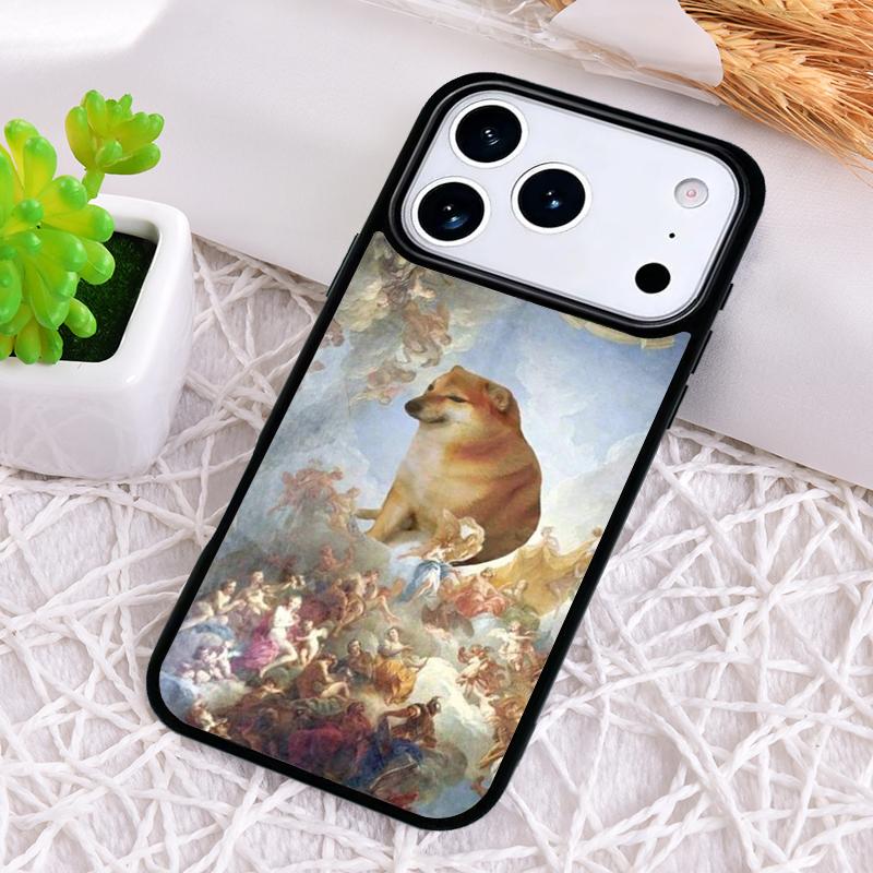 Cheems Doge Phone Case for iPhone 17 Air 16 15 11 12 14 13 Pro Max Shockproof Cover