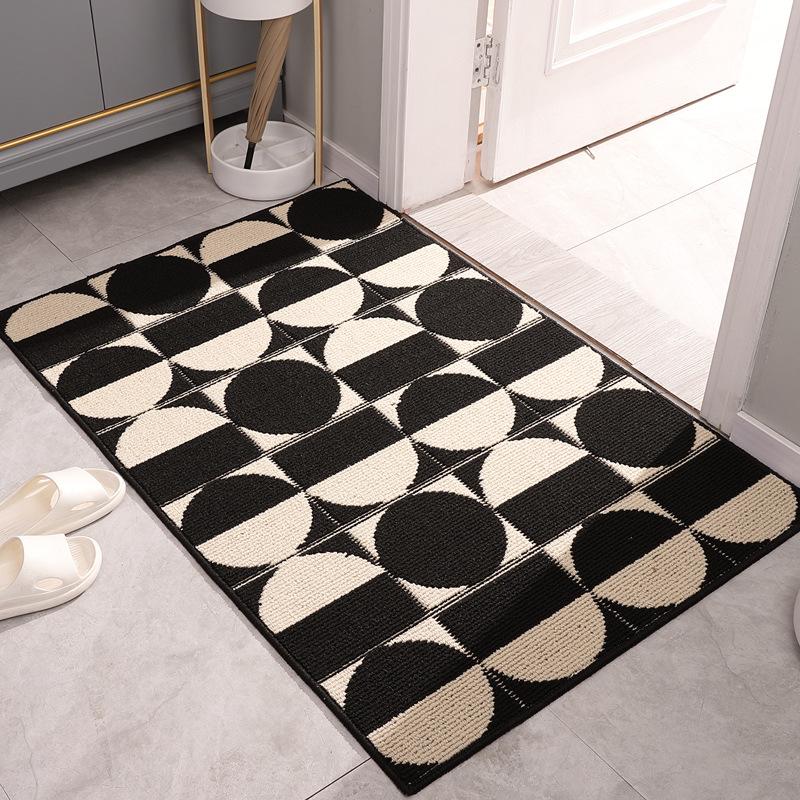 Home Entry Door Mat Home Doorway Dust Resistant Door Mat Simple Absorbent Non-slip Carpet