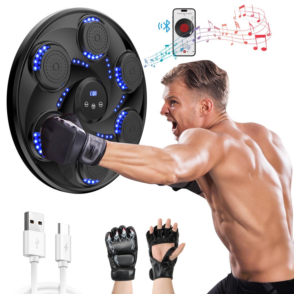 Boxing Target Bluetooth Music Boxing Wall Target Home Smart Sports - Main Image