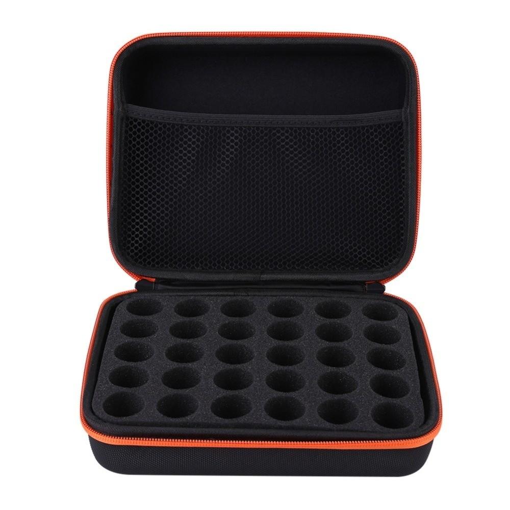 New Portable Essential Oils Carrying Case Hard Shell 30 Slots Perfume Oil Bottle Holder 15ml Bottles EVA Nail Polish Storage Bag