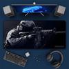 Pc Cool Black Soldier Mouse Pad Non Slip Rubber Art Desk Mat for Gaming and Office Use Pad for Laptop PC Home Desk Accessories