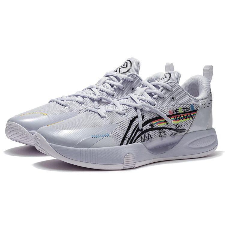 Li Ning Speed 8 Textile, Synthetic Leather, TPU Cushioning Slip Resistant Abrasion Resistant Coverage Support Low Top ABPS003-4