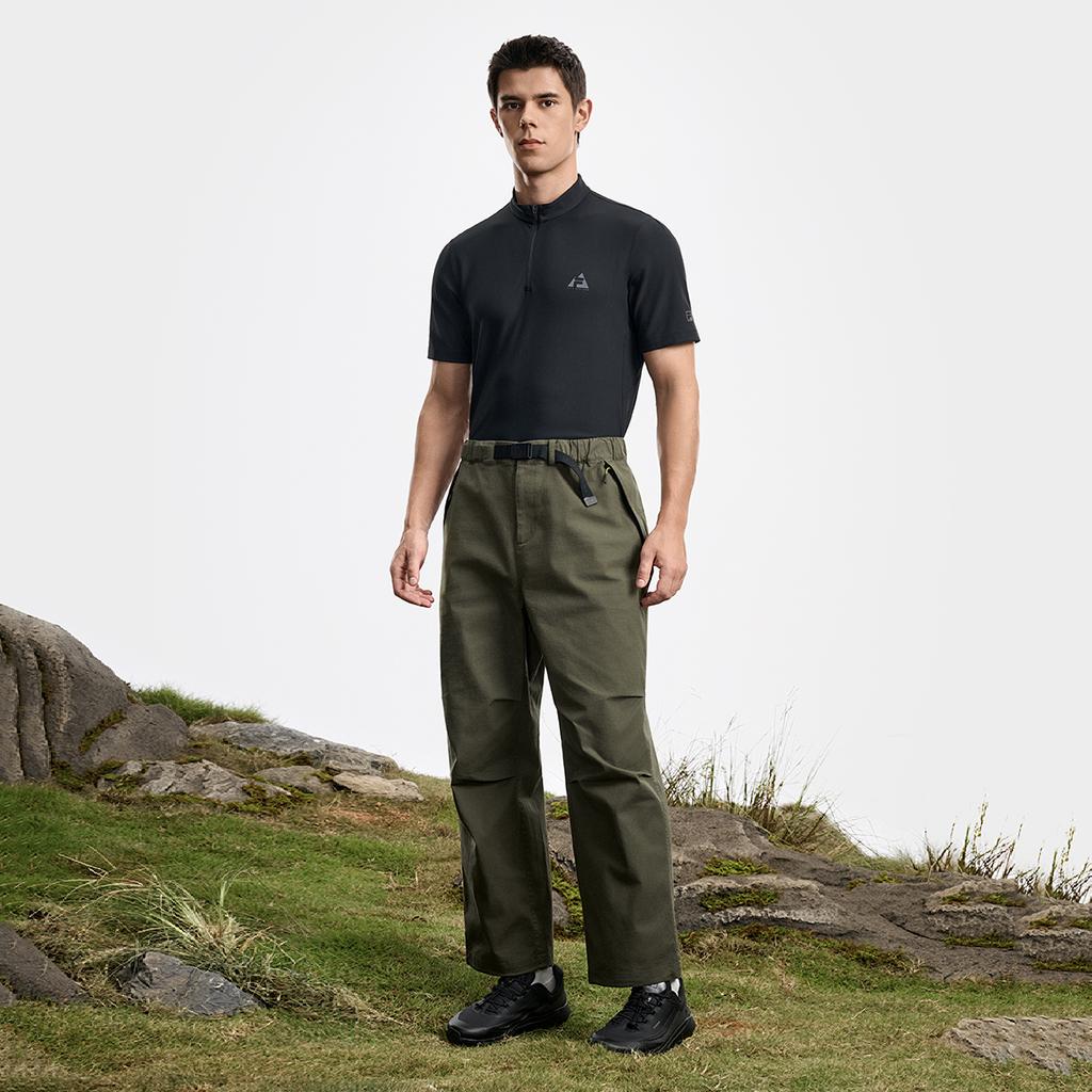 FILA Explore Fashionable Personality Trendy Classic Retro Sports Outdoor Cargo Style Versatile Comfortable Loose Casual Pants A11M617805FDG