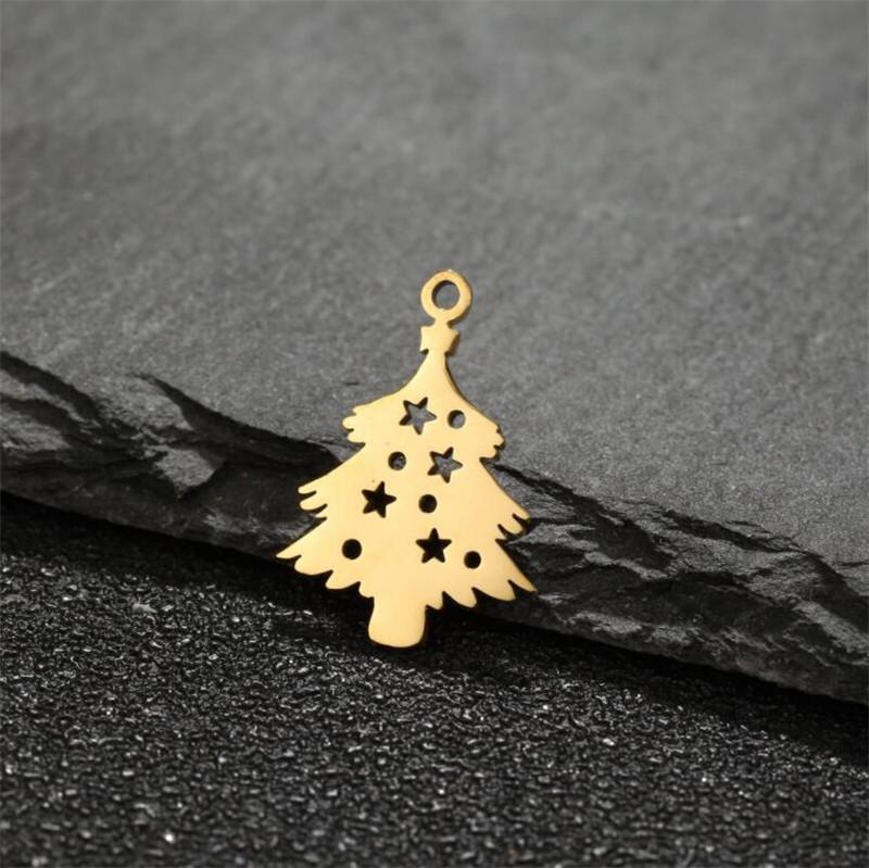 5Pcs/Lot Mini Stainless Steel Charms Fashion Metal Leaf Flower Butterfly Sun Pendants for Makings DIY Jewelry Handmade Craft