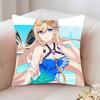 Songque Animated Game H-Honkai Impact 3rd Pillow Case Fashion Square Pillowcase Bedroom Sofa Room Ins Decoration Leisure