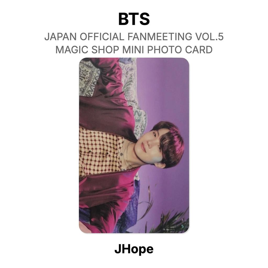BTS JAPAN OFFICIAL FANMEETING VOL.5 MAGIC SHOP MINI PHOTO CARD Official Photocard