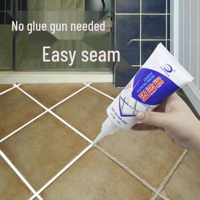 Waterproof Anti-Mold Tile Grout Repair Glue for Kitchen and Bathroom (Small Tube)