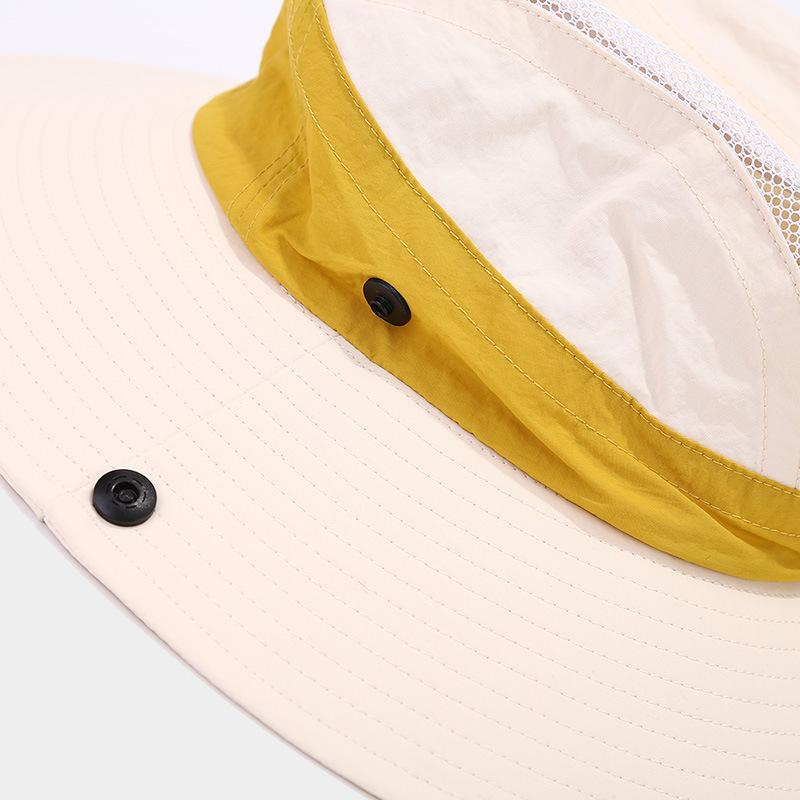 Breathable Unisex Outdoor Mountaineering Hat with Wide Brim for Fishing, Sun Protection, Hiking, Camping, and Western Cowboy Style