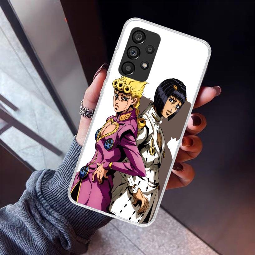 JoJo Adventure Giorno Giovanna Phone Case For Samsung Galaxy A17 A57 A37 A16 A26 A36 A56 A15 A25 A35 A55 A14 A13 A54 A53 A34 A24