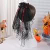 Comfortable Gothic Head Veil Fashion Hair Accessories Creative Headbands  Balls