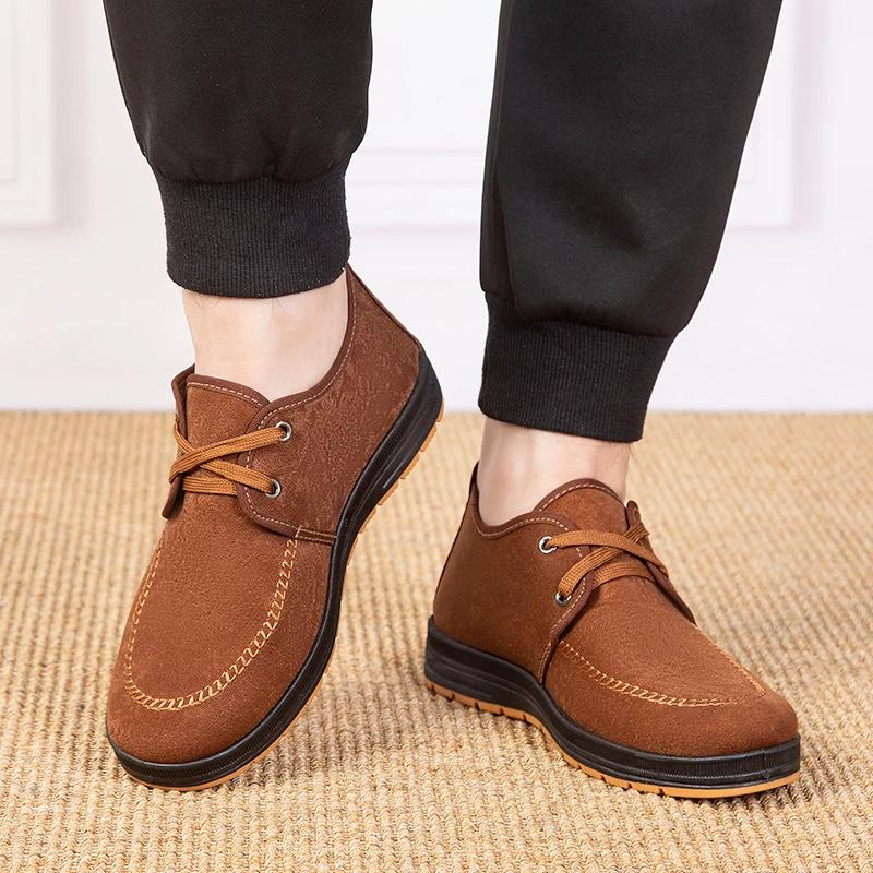 Men Casual Shoes Breathable Loafers Sneakers New Fashi Comfortable Flat Handmade Retro Leisure Loafers Shoes Men Shoes