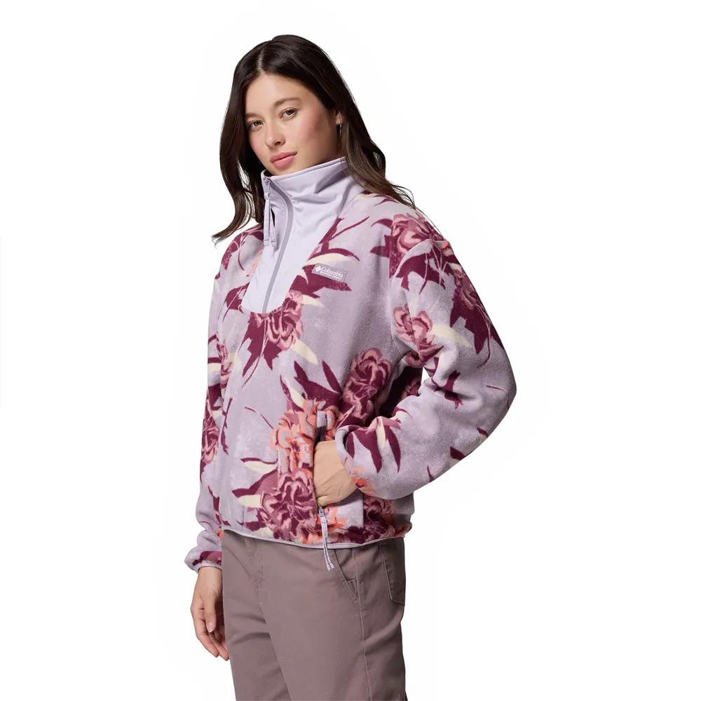 Columbia Fleece mikina Sequoia Grove™ Printed s polovičným zipsom