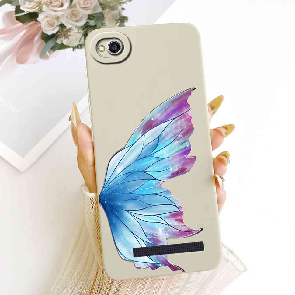 For Xiaomi Redmi 4A Case 5.0" Cute Cat Butterfly Cartoon Soft Silicone Cover For REDMI 4A Redmi 4A Protective Shell Bumper
