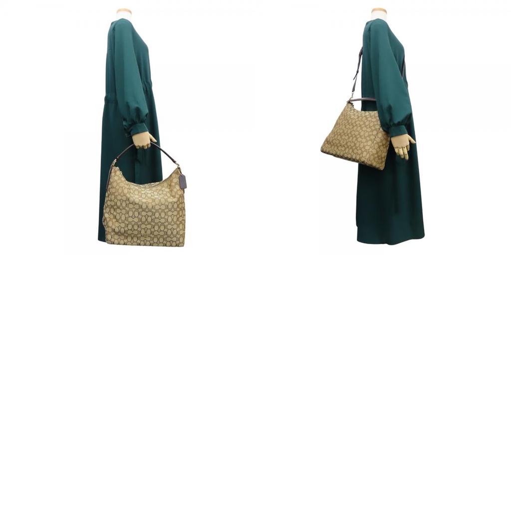 Used COACH Shoulder Bag Signature F58327 Canvas/leather Brown