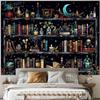 The Dark Academia Witchy Library Wall Tapestry Gothic Astrology Celestial Mystery Book Mural Alchemy Cosmic Art Decor Poster