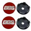 4 Stück 60mm BBS Logo Emblem Plakette Auto Radnabendeckel Räder Radkappen Auto Nabenfelgenabdeckung Ersatz Auto Zubehör