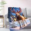 Deer Customize Your Name Blanket Warm Comfortable And Soft Blankets Are Suitable For Home Lunch Break Blanket Office Sofa Sofa Gift To Relatives And