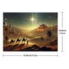 Arabian Nights Starry Desert Scene Background - Perfect for Theme Photography, Event Decoration, and Studio Shooting
