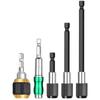 Quick Changings Bit Holder 1/4" Hex Shanks Drill Bit Extension for Screwdriver Bit Nut Drills Driver Adapterr