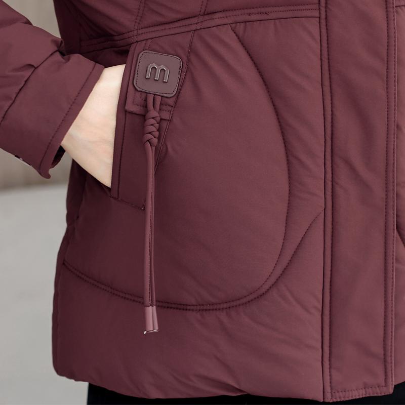 Fashion Winter Jackets Woman Parkas Hooded Thick Warm Casual Women's Short Coats
