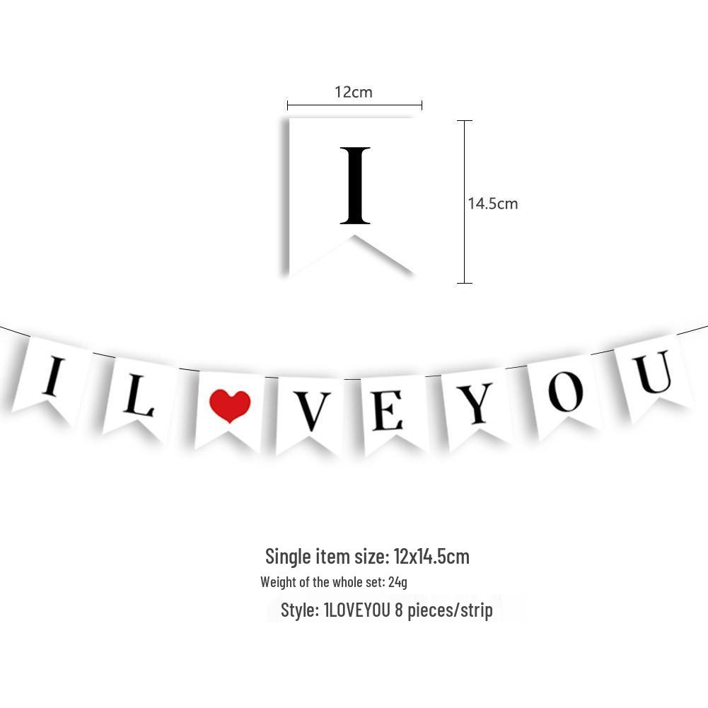 Birthday & Holiday Fishtail Bunting Banner for Parties