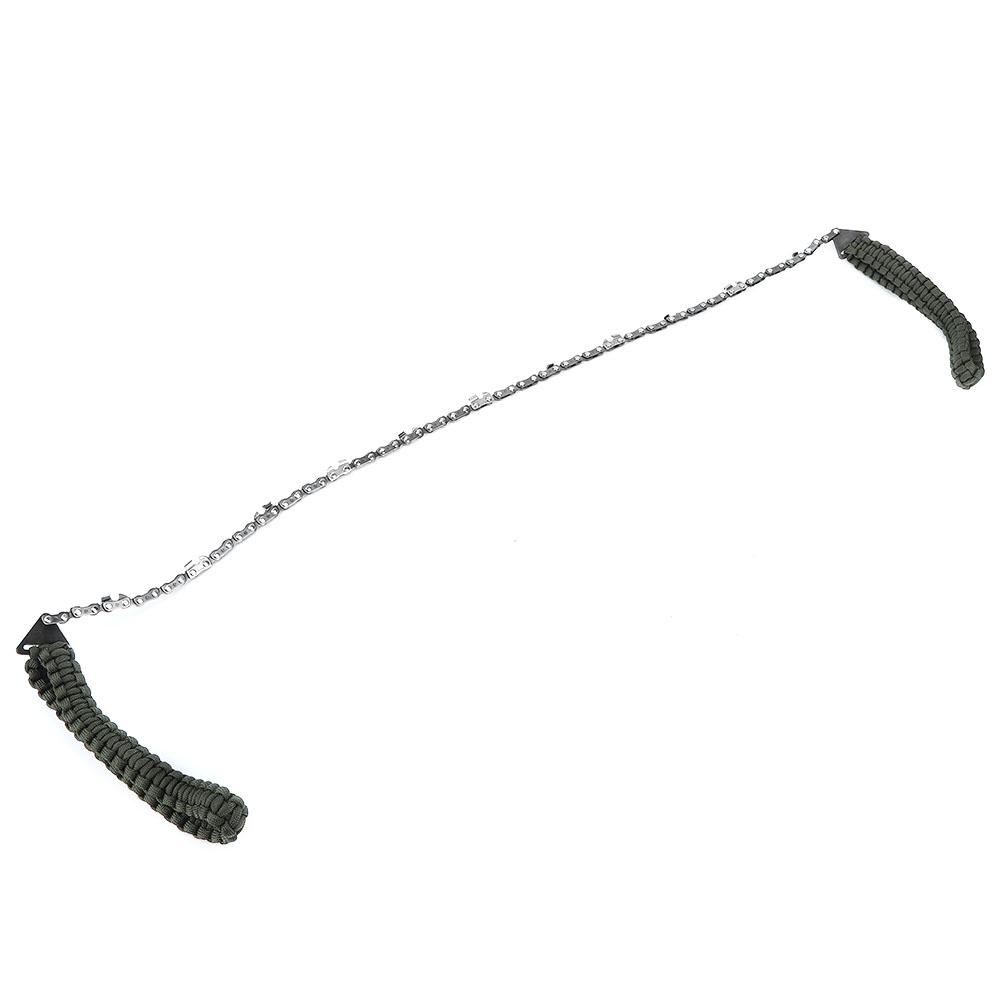Portable Hand Chain Saw High Carbon Steel Cutting Trimming Survival Tool for Camping Hiking Hunting