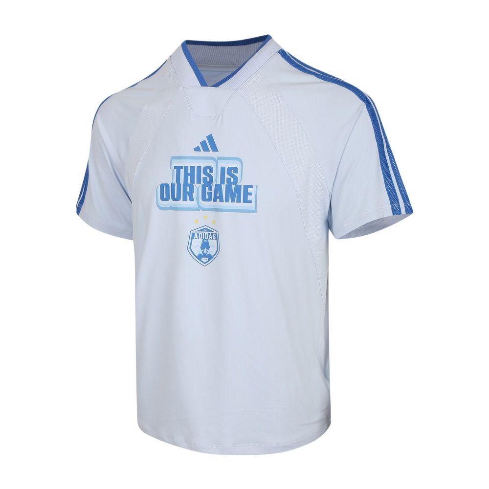 Adidas JB SS Sports Casual Short Sleeve V-Neck T-Shirt Men tops KG7829 110