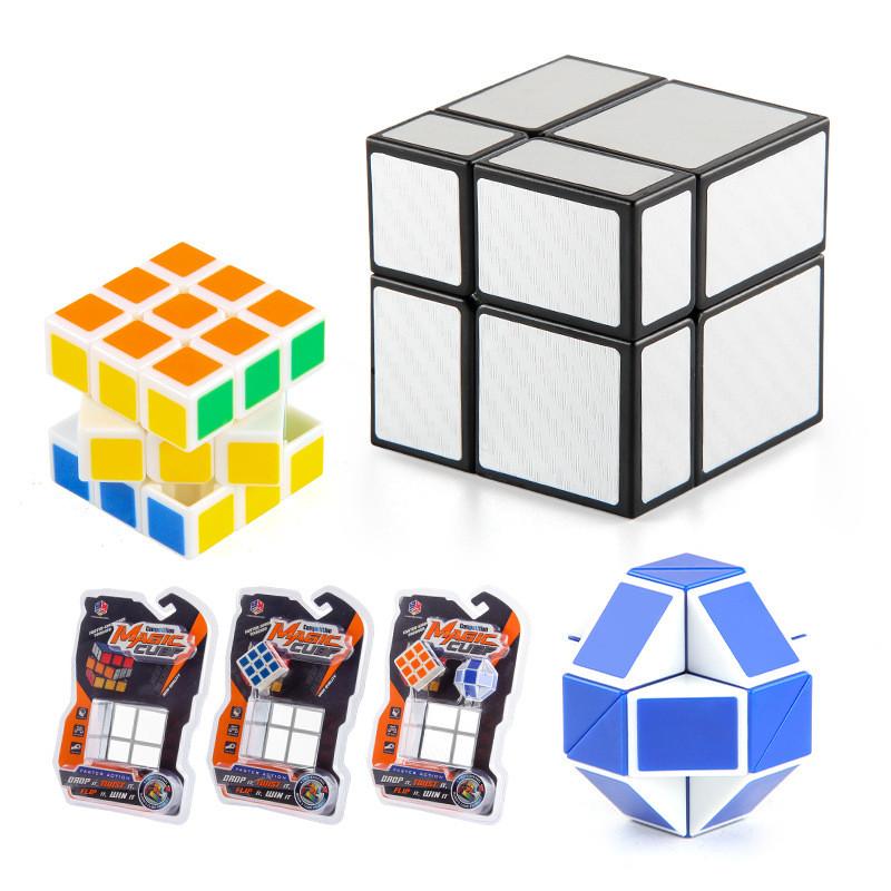 Premium Children's Educational Puzzle Cube 5.7cm Two-layer Mirror Shape Cube For Brain Development