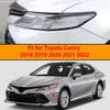 Carbon Fiber Headlight Eyebrow Eyelid Cover Trim Decoration Sticker For Toyota Camry 2024      2018 Accessories
