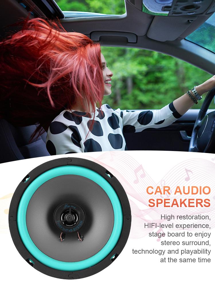 4/5/6.5 Inch Universal Car Speaker Sensitivity 92dB HiFi Coaxial Subwoofer Damp-proof Car Audio Music Stereo Full Range Speaker