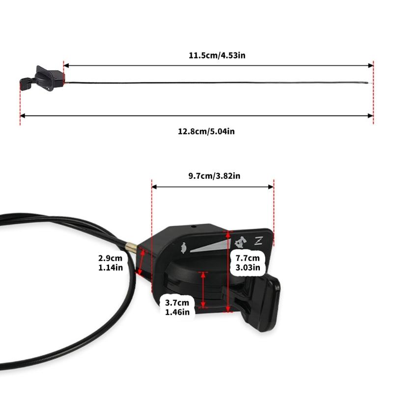 Universal Throttle Linkage Cable Accuracy Engine Speed Control 946 05098C Replacements for 746P06431 Replacements